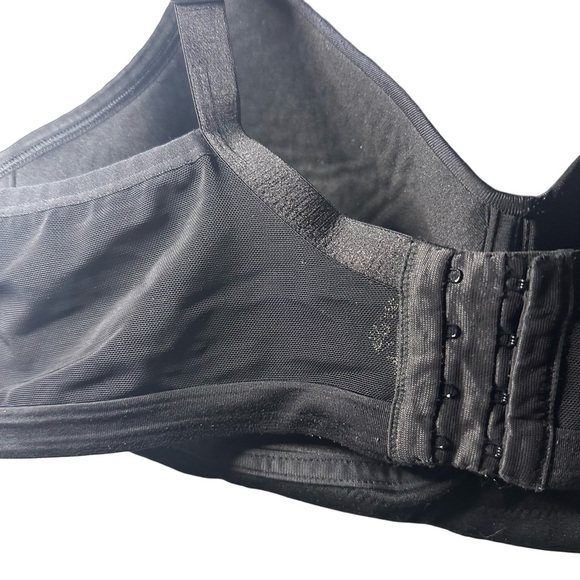 Cacique Full Coverage Underwire Support Lined Lane Bryant Black Bra size 40D - Picture 6 of 11